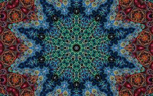 Preview wallpaper fractal, pattern, lines, abstraction, colorful, motley