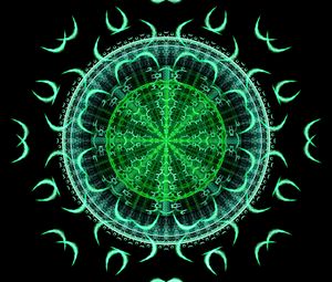 Preview wallpaper fractal, pattern, mandala, symmetry, abstraction