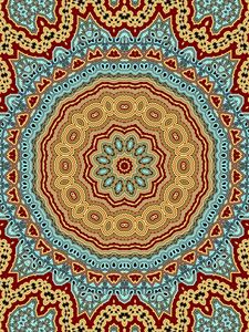 Preview wallpaper fractal, pattern, mandala, abstraction