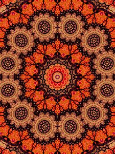 Preview wallpaper fractal, pattern, mandala, background