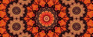 Preview wallpaper fractal, pattern, mandala, background