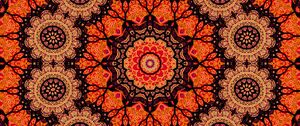 Preview wallpaper fractal, pattern, mandala, background