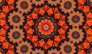 Preview wallpaper fractal, pattern, mandala, background