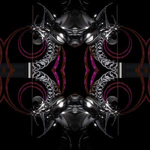 Preview wallpaper fractal, pattern, metal, abstraction