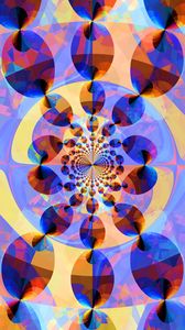 Preview wallpaper fractal, pattern, mosaic, kaleidoscope, colorful