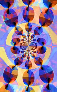 Preview wallpaper fractal, pattern, mosaic, kaleidoscope, colorful