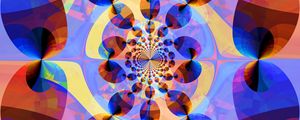 Preview wallpaper fractal, pattern, mosaic, kaleidoscope, colorful