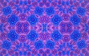 Preview wallpaper fractal, pattern, neon, purple, blue, abstraction