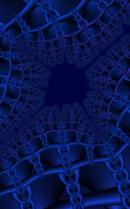 Preview wallpaper fractal, pattern, network, chain, computer graphics, chaotic, abstraction
