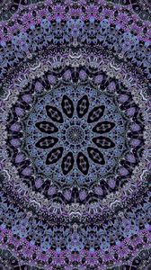 Preview wallpaper fractal, pattern, purple, blue, abstraction