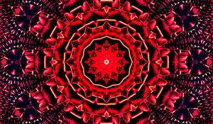 Preview wallpaper fractal, pattern, red, abstraction