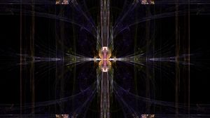 Preview wallpaper fractal, pattern, reflection, abstraction, dark