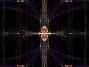 Preview wallpaper fractal, pattern, reflection, abstraction, dark