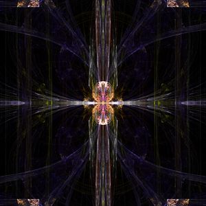 Preview wallpaper fractal, pattern, reflection, abstraction, dark