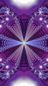 Preview wallpaper fractal, pattern, shapes, purple, abstraction