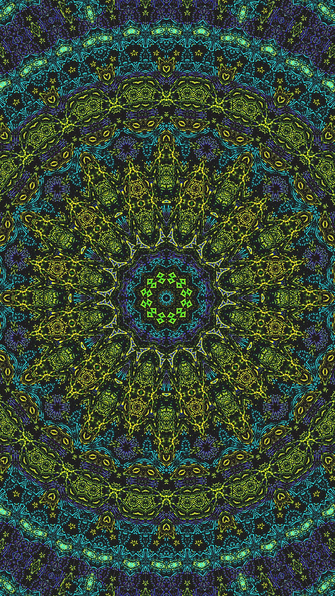 Download wallpaper 1080x1920 fractal, pattern, shapes, lines ...