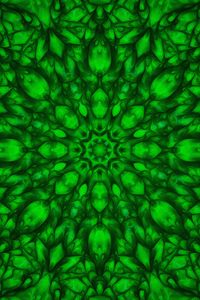 Preview wallpaper fractal, pattern, shapes, green, abstraction, background