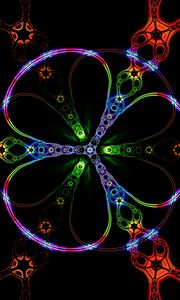 Preview wallpaper fractal, pattern, shapes, lines, colorful, abstraction