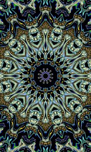 Preview wallpaper fractal, pattern, shapes, background, bright