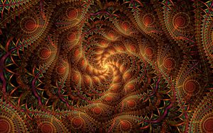 Preview wallpaper fractal, pattern, spiral, abstraction