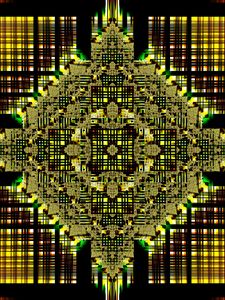 Preview wallpaper fractal, pattern, squares, abstraction