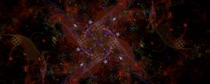 Preview wallpaper fractal, pattern, stars, abstraction
