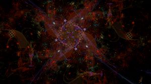 Preview wallpaper fractal, pattern, stars, abstraction