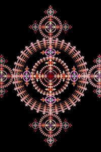 Preview wallpaper fractal, pattern, symmetry, circles, abstraction