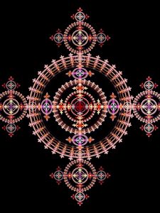 Preview wallpaper fractal, pattern, symmetry, circles, abstraction