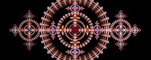 Preview wallpaper fractal, pattern, symmetry, circles, abstraction