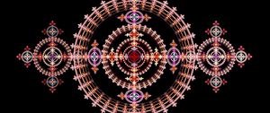 Preview wallpaper fractal, pattern, symmetry, circles, abstraction