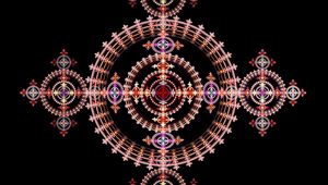 Preview wallpaper fractal, pattern, symmetry, circles, abstraction