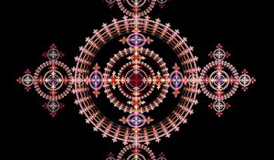 Preview wallpaper fractal, pattern, symmetry, circles, abstraction