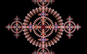 Preview wallpaper fractal, pattern, symmetry, circles, abstraction