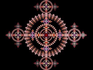 Preview wallpaper fractal, pattern, symmetry, circles, abstraction