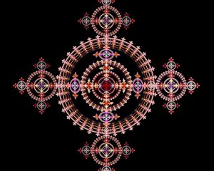 Preview wallpaper fractal, pattern, symmetry, circles, abstraction