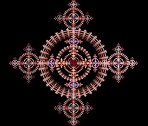 Preview wallpaper fractal, pattern, symmetry, circles, abstraction