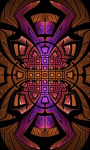 Preview wallpaper fractal, pattern, symmetry, tangled, abstraction