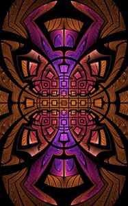 Preview wallpaper fractal, pattern, symmetry, tangled, abstraction