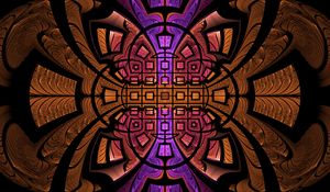 Preview wallpaper fractal, pattern, symmetry, tangled, abstraction