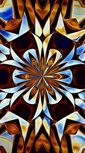 Preview wallpaper fractal, pattern, symmetry, kaleidoscope, abstraction
