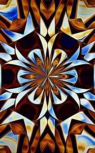 Preview wallpaper fractal, pattern, symmetry, kaleidoscope, abstraction