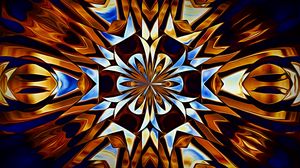 Preview wallpaper fractal, pattern, symmetry, kaleidoscope, abstraction