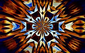 Preview wallpaper fractal, pattern, symmetry, kaleidoscope, abstraction