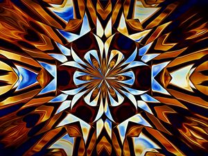 Preview wallpaper fractal, pattern, symmetry, kaleidoscope, abstraction