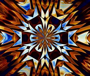 Preview wallpaper fractal, pattern, symmetry, kaleidoscope, abstraction