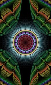 Preview wallpaper fractal, pattern, symmetry, colorful, abstraction