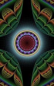 Preview wallpaper fractal, pattern, symmetry, colorful, abstraction
