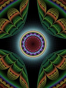 Preview wallpaper fractal, pattern, symmetry, colorful, abstraction