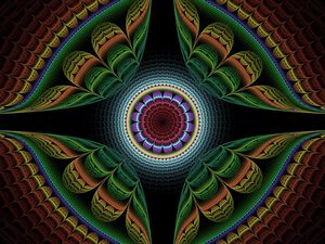 Preview wallpaper fractal, pattern, symmetry, colorful, abstraction